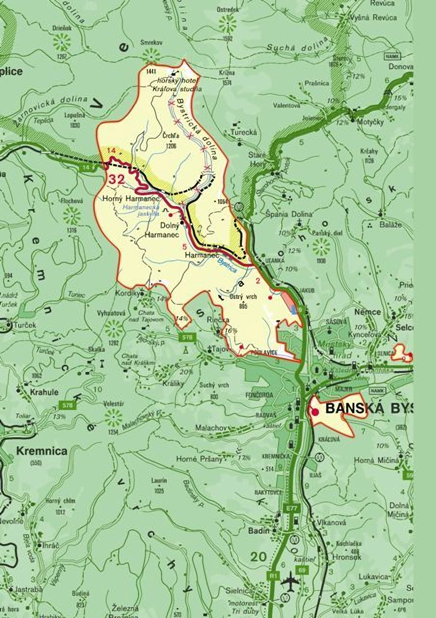 mapa uzemia